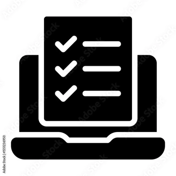 Obraz tasks glyph icon