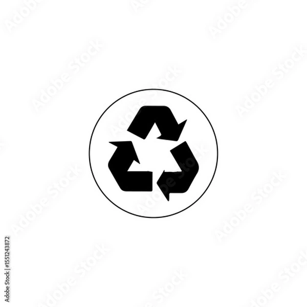 Obraz recycle sign