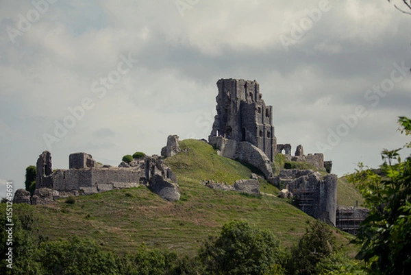 Obraz ruins of castle in UK