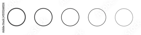 Obraz World icon outline ilustration vector symbol