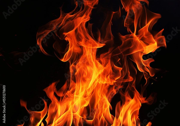 Obraz red flame