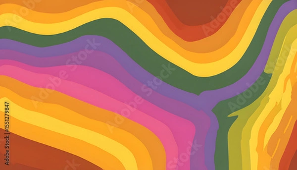 Fototapeta abstract colorful background with lines