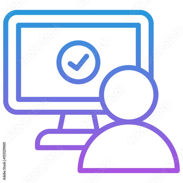 Fototapeta Ux Testing Icon