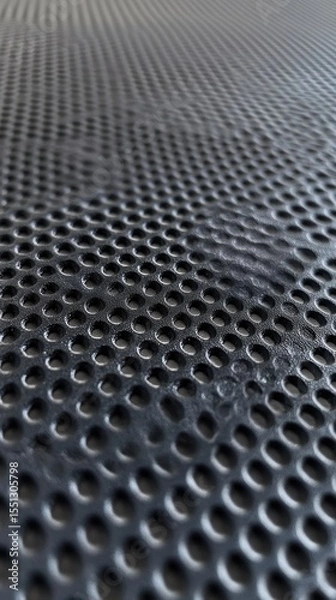 Obraz Dark Gray Perforated Surface Texture