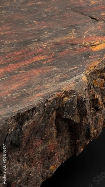 Obraz Polished Red Jasper Stone Slab