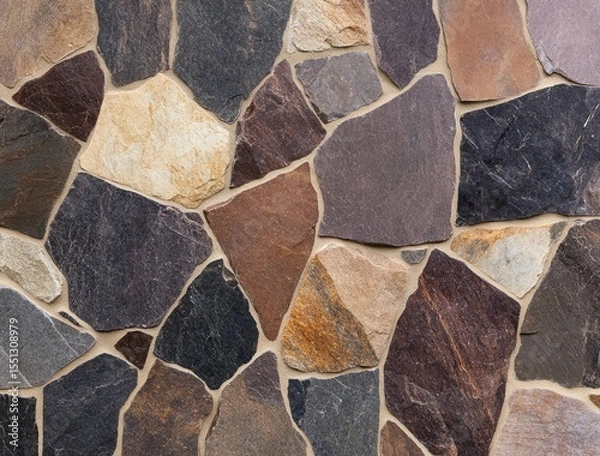 Obraz Multicolored Stone Wall Texture