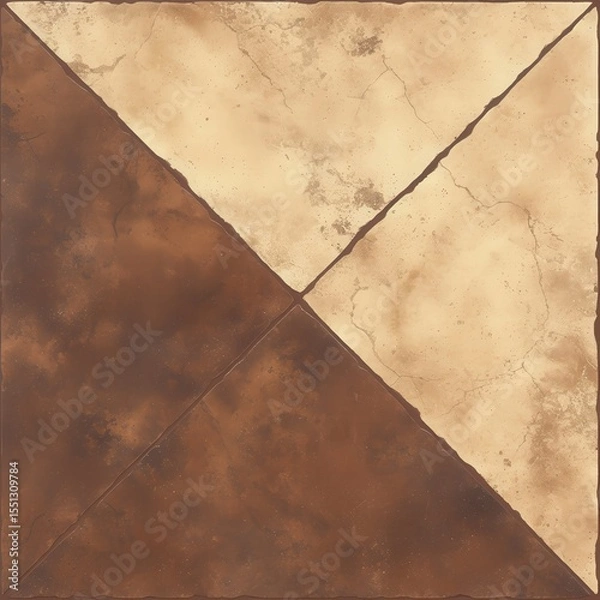 Obraz Brown and Beige Tile Texture