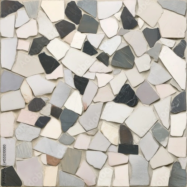 Obraz Irregular Stone Mosaic Tile Pattern