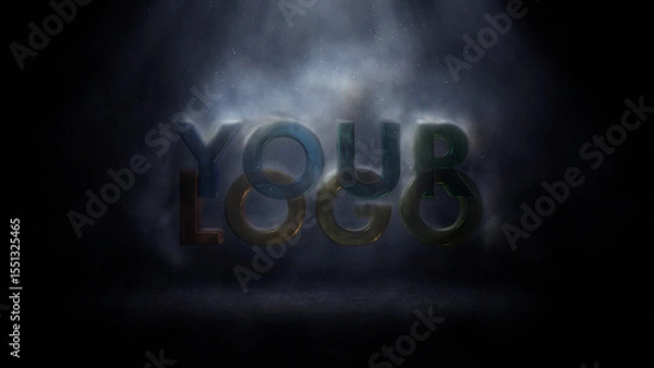 Fototapeta Falling Smoke Logo