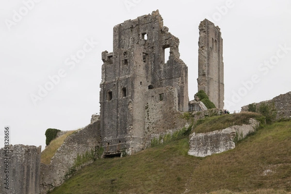 Obraz Corfe Castle Ruins