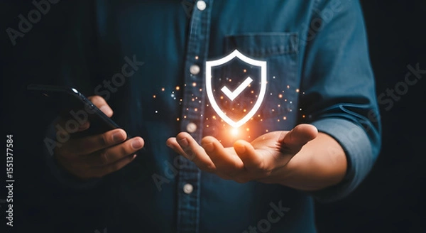 Fototapeta Verified Data Security System and Encryption Technology