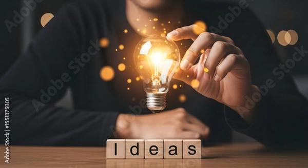 Fototapeta Ideas and Creativity Concept Image