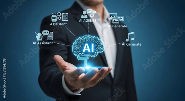 Fototapeta AI Agents Generation with Smart Feature Display