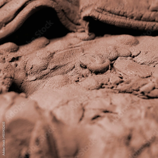 Fototapeta Raw clay texture background