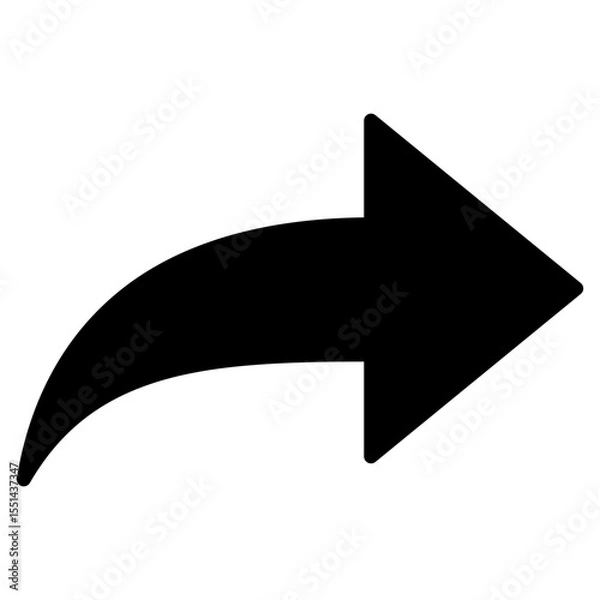 Fototapeta redo, forward button icon vector