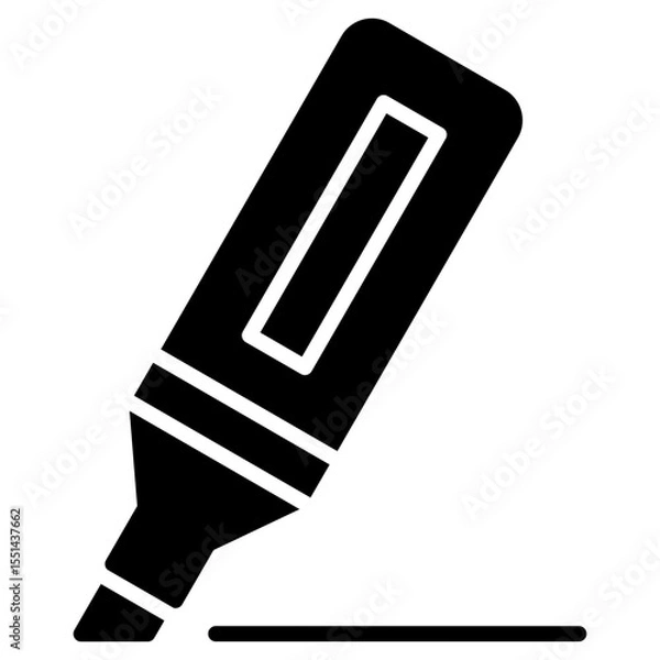 Fototapeta highlight, highlighter, marker, underline icon