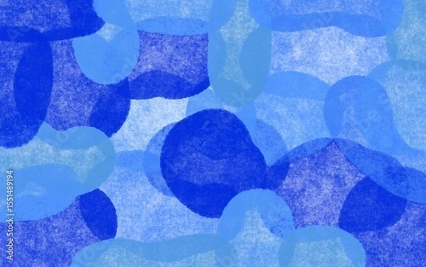 Obraz 青のにじみ