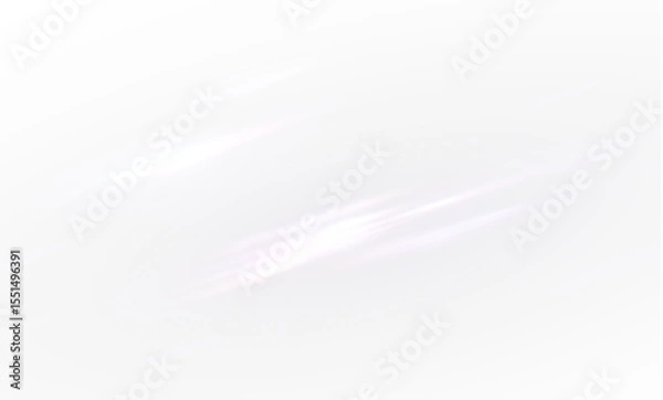 Fototapeta Rainbow light spectrum. Bright flare with prism reflection, neon glow, and shiny glass sparkles. Transparent png for jewelry overlay or abstract background illustration.