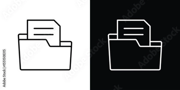 Obraz Store files icon vector, Symbol, logo illustrations