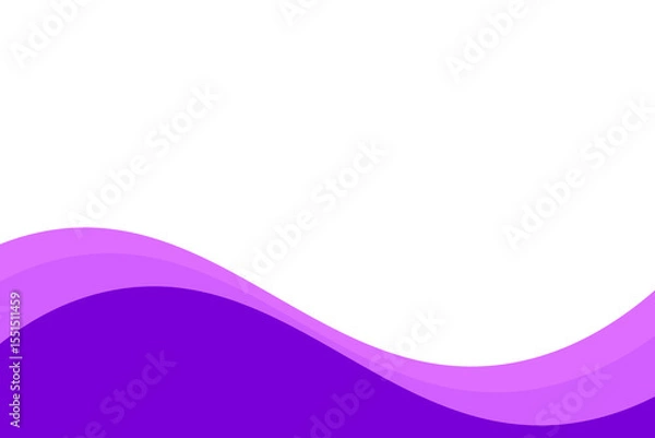 Fototapeta Abstract Purple Wave Background: Modern, Elegant, and Serene Design for Presentations or Websites.