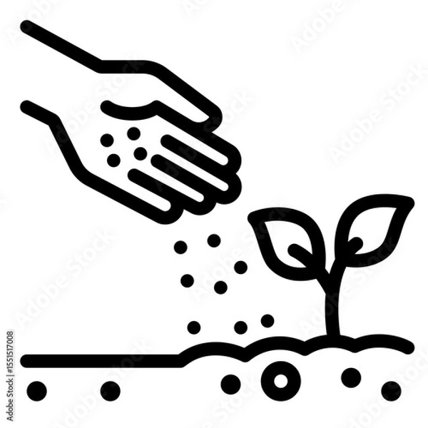 Obraz Soil Fertility Icon