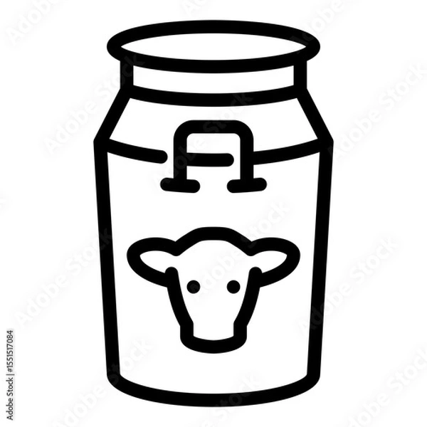 Obraz Milk Bucket Icon