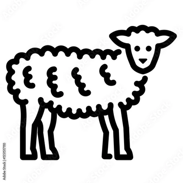 Obraz Sheep Icon