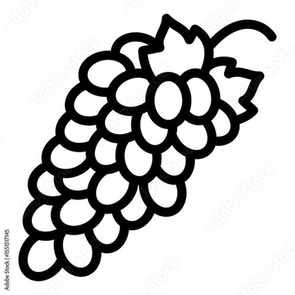 Obraz Grapes Fruit Icon