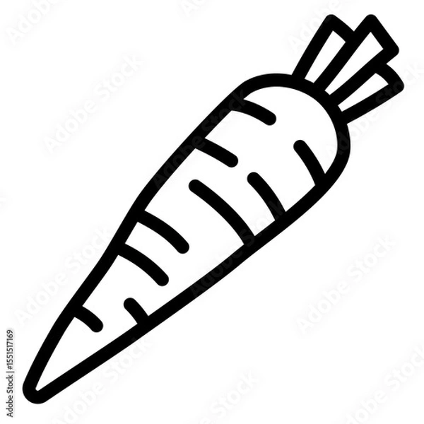 Obraz Carrot Icon