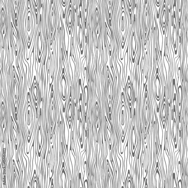 Obraz Seamless pattern, wood black and white texture background