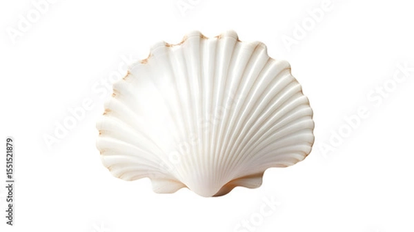 Fototapeta seashell isolated on white background