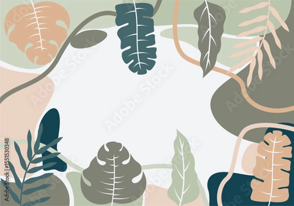 Fototapeta Spring Flowers Background Texture Wallpaper Flat Lay