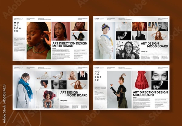 Obraz Art Direction Mood Board Template