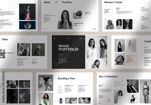 Obraz Brand Portfolio Presentation Template