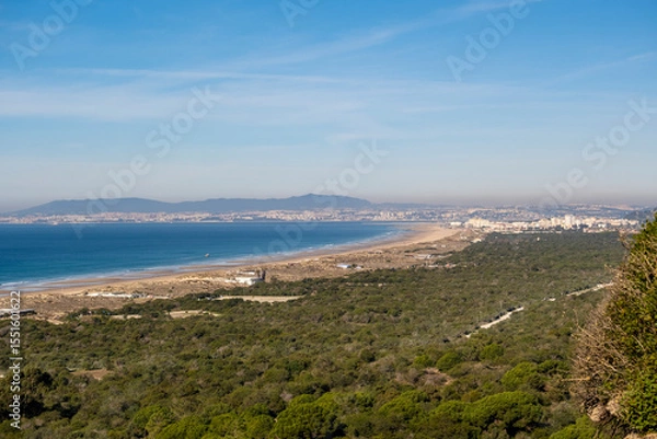 Obraz Aerial View of Caparica Coast