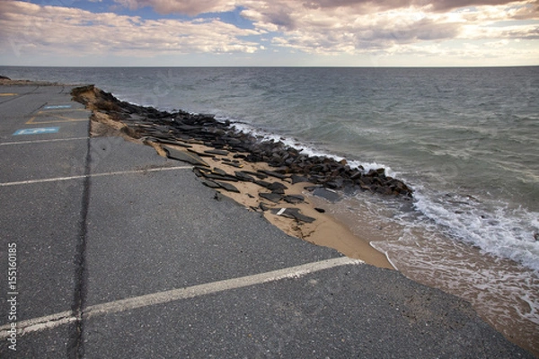 Obraz Beach Erosion at Cape Cod