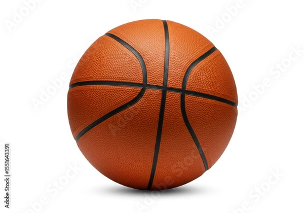 Obraz basketball isolated on white