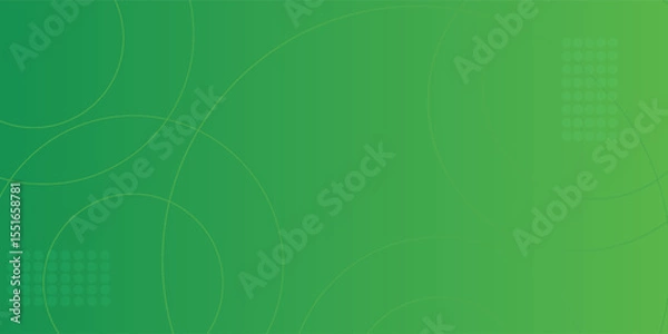 Fototapeta Abstract green background. Suit for presentation design with modern corporate and business concept. Vector illustration design for presentation, banner, cover, web, header, flyer, poster, wallpaper