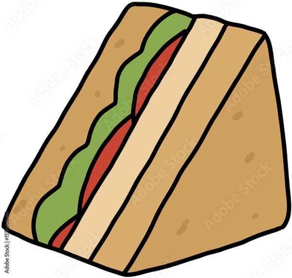 Obraz whole wheat sandwich