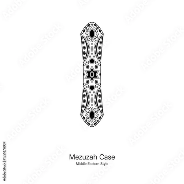 Obraz Middle Eastern Style Mezuzah Case