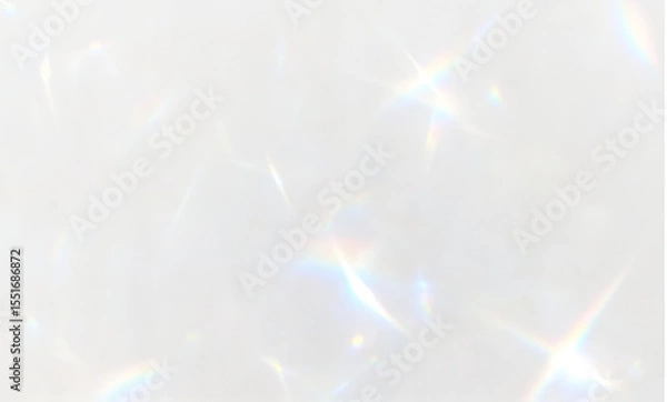 Fototapeta Png crystal rainbow, prism rainbow light, abstract jewelry reflex prism, transparent flare glowing glass overlay light png, diamond spectrum effect sparkle optical, crystal rainbow	
