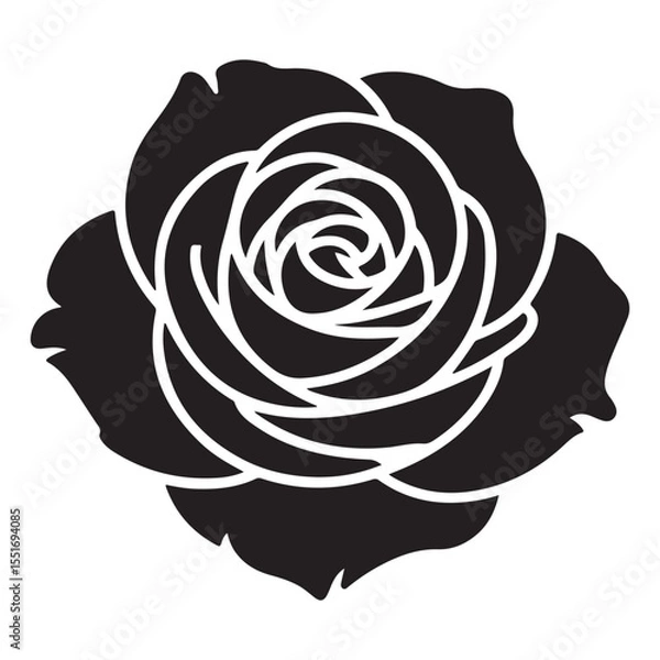 Obraz Digital rose art high resolution flower illustration