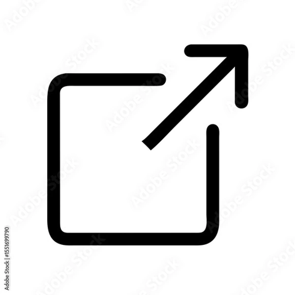 Fototapeta shortcut icon vector illustration