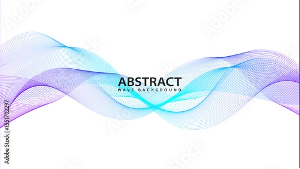 Obraz abstract blue wave background