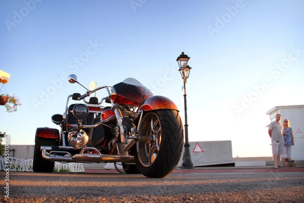 Obraz Custom red tricycle