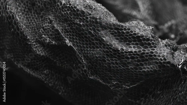 Fototapeta Close-up of textured honeycomb-like material