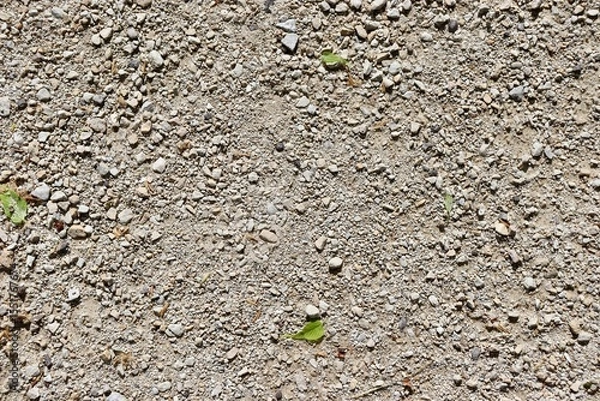 Fototapeta A close view of the pebble gravel surface.