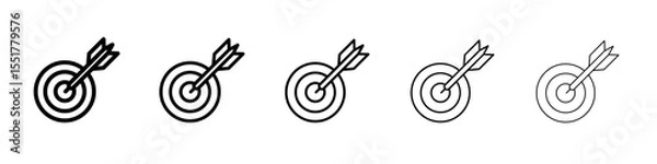 Obraz darts icon simple illustration logo art