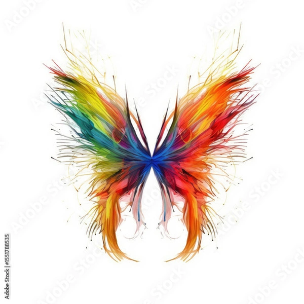 Fototapeta Abstract Art with Generative AI technology