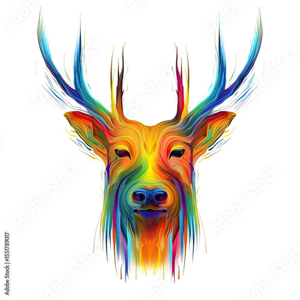 Fototapeta Abstract Art with Generative AI technology